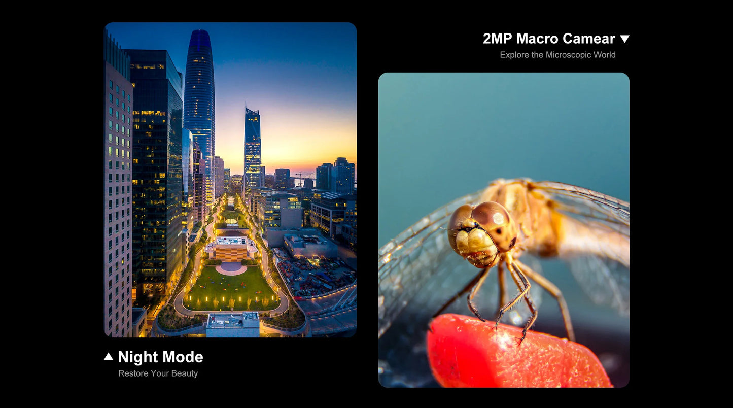 FOSSiBOT S3 PRO Smartphone 20GB +128GB 6.67" AMOLED Display Android 14  Mobile 8+64MP Camera NFC Cell Phone