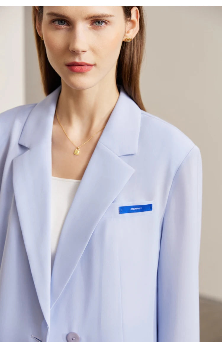 AMII Minimalism Women's blazer Fashion 2024 Summer Blazers Office Lady Elegant Chic Female shorts Separately Sale 72311003