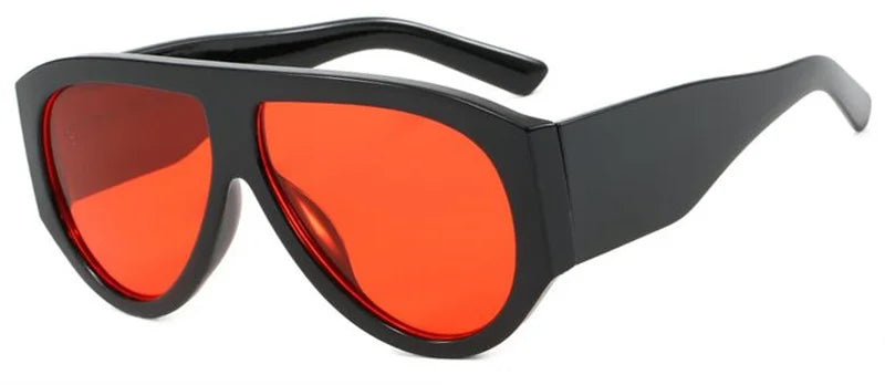 HOT Sun Glasses Unisex Anti-UV Spectacles Oversie Frame Eyeglasses Retro Ornamental Width Temples Sunglasses