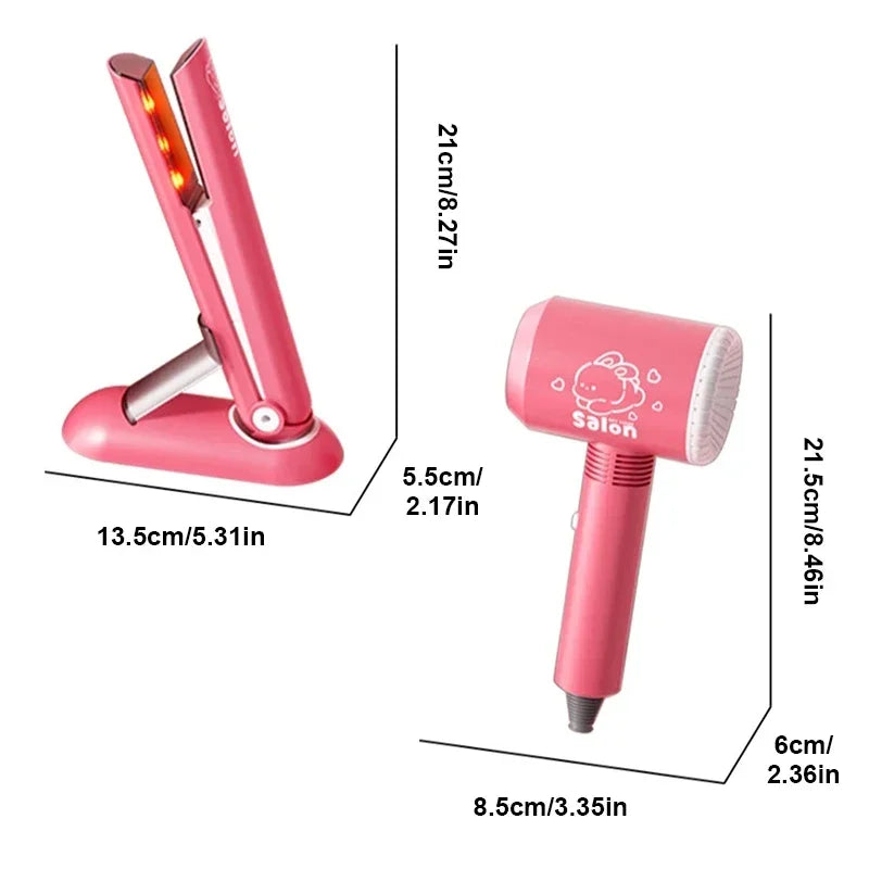 Make up Toys Simulation Haircut Kit Children's Hair Dryer Role Playing Game Educational Toys for Girls Pretend Play Kids Gifts