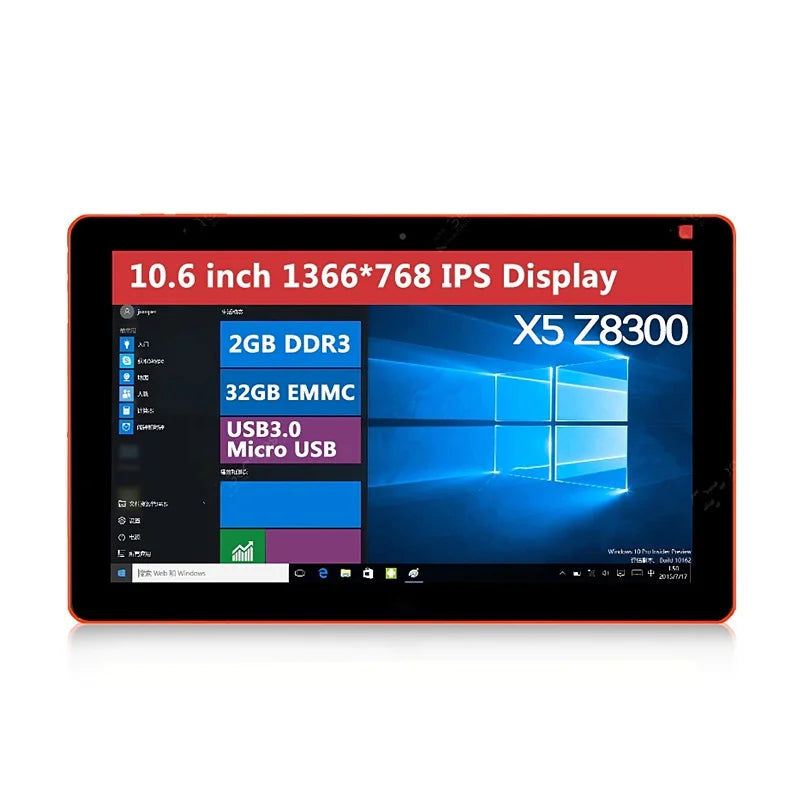 Big Sales 10.1 INCH 4GBRAM 32GB ROM Mltlow Windows 10 Tablet Dual Cameras 5000mAh Li-Poly Battery Quad Core WIFI