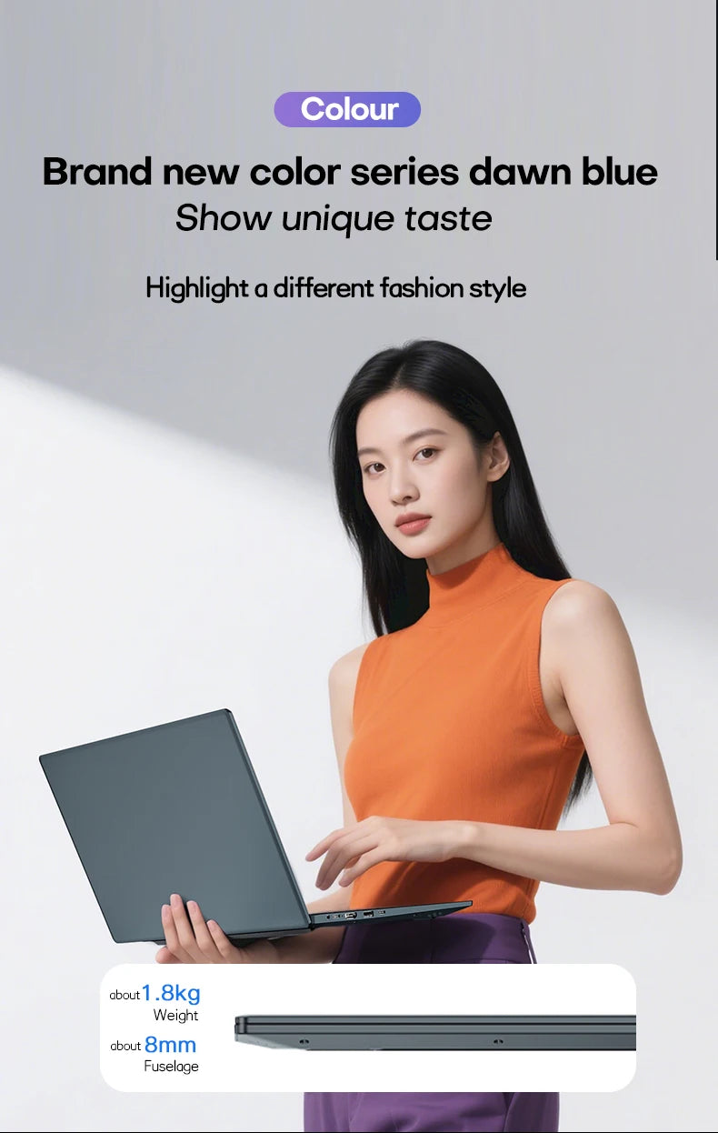 2025 Laptop Computer 15.6" AMD A4-7210U MX350 Notebook PC Portable IPS Display Fingerprint Backlit Gaming Laptops for Study Work