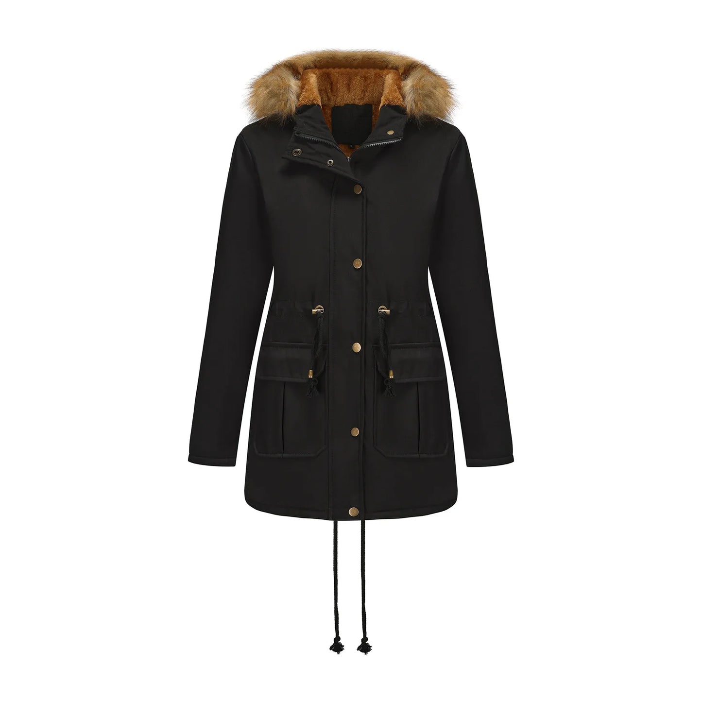 Canada Winter Women's Jacket Coat Parkas Winter Clothes Woman White Goose Down Jacket Fur Hooded Cotton-padded jacket XSYHXY253