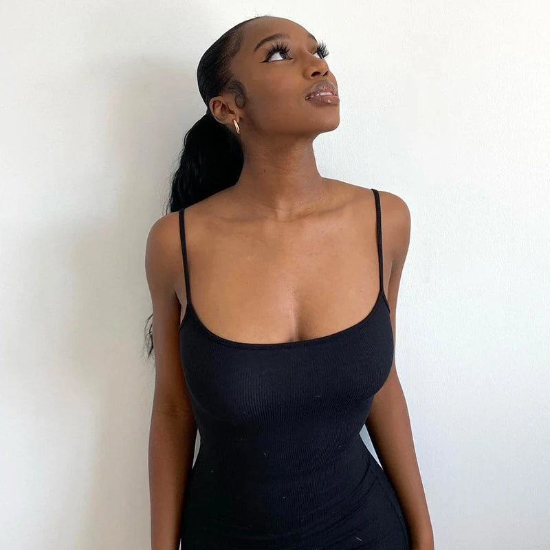 Women Backless Sexy Maxi Dress 2025 Spring Satin Slip Sleeveless Slim Party Concise Платье Female Bodycon Dress Elegant Clothing