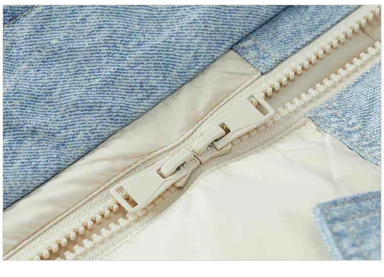 Semir Down Jacket Women Waterproof Patchwork Oversize Stand Collar 2025 Winter New Trendy Coat