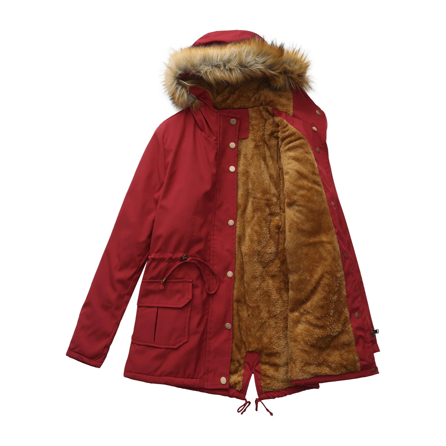 Canada Winter Women's Jacket Coat Parkas Winter Clothes Woman White Goose Down Jacket Fur Hooded Cotton-padded jacket XSYHXY253