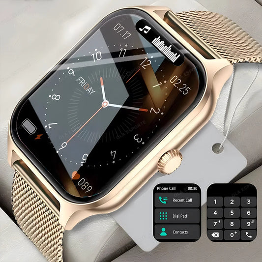 New SmartWatch Series 9 Men Health Monitor Voice Assistant Bluetooth Call Always Display Sports Waterproof Women Smartwatch 2025
