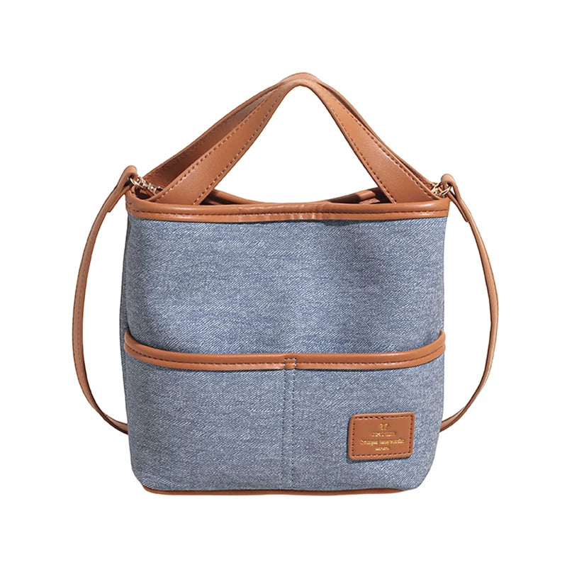 Women handbags. Early autumn senior commuter niche mobile phone slung bag girl 2025 new retro brown bucket bag small handbag