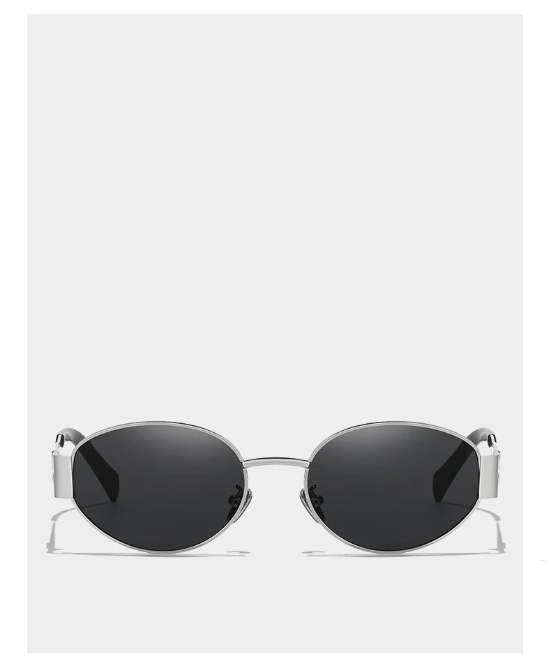 New Sunglasses For Women And Men UV400 Sun Glasses Alloy Oval Eyewear