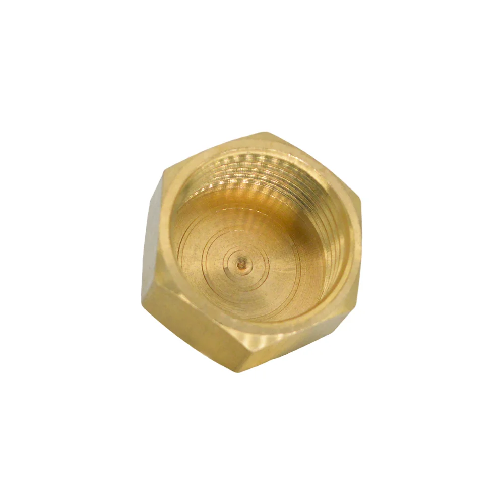 YQBS Brass Hex Plug 1/8" 1/4" 3/8" 1/2" 3/4" Male Female Thread Brass Pipe End Cap Plug Fitting Connector