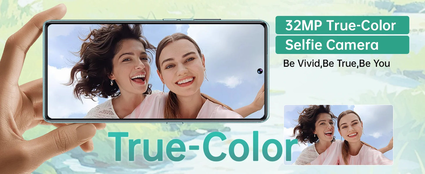 CUBOT HAFURY Meet Unlocked Smartphone-Helio G99,24(12+12)+256GB,6.67"-120Hz,100MP+32MP,Android13,5100mAh/33W,Dual SIM 4G/NFC/GPS