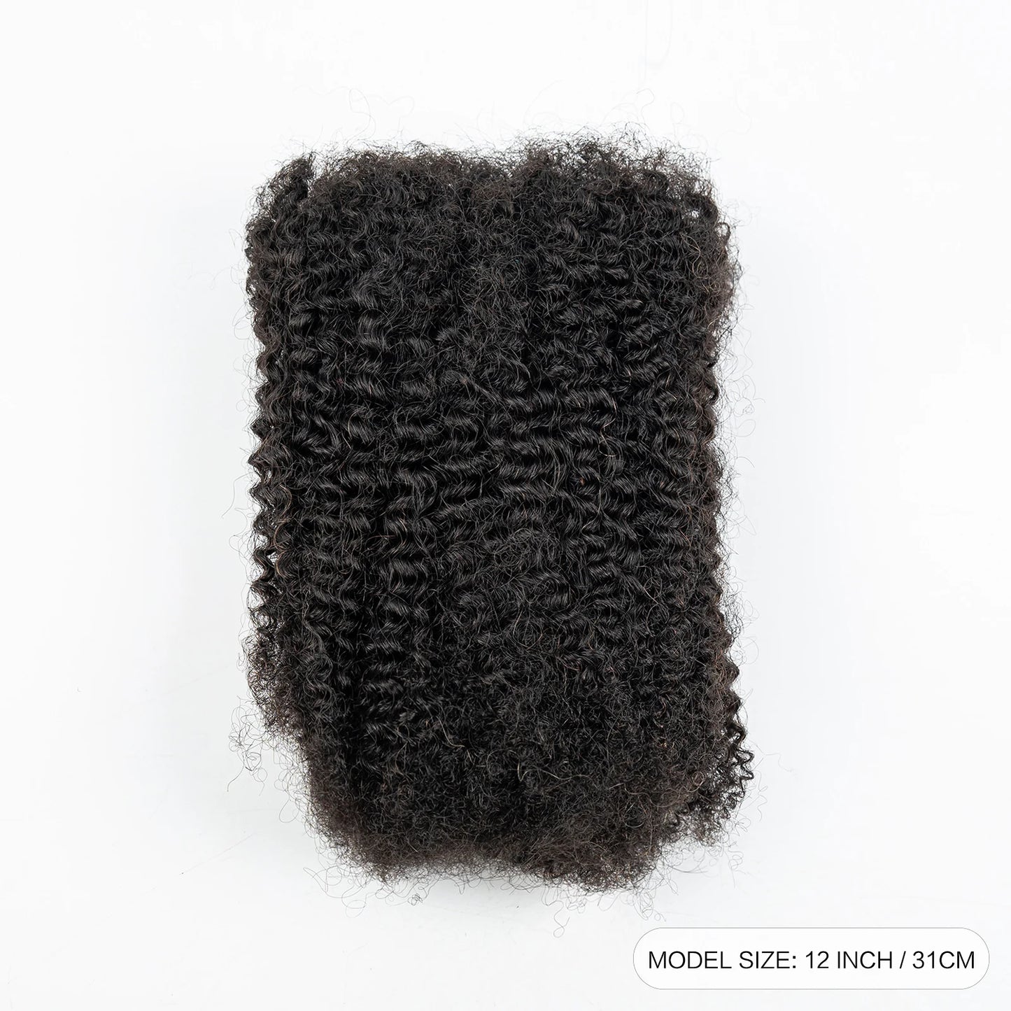 50g/Pack Afro Kinky Curly Human Hair Bulk For Braiding Dreadlock Remy Bulk Hair No Attachment Peruvian Natural Color Braids Hair