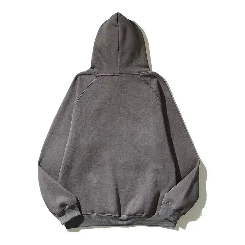 Classic Brand Double Line Embossed Letter Men's Hoodies Luxury Design Three-dimensional Letter Hoodie High Street Couple Sweater