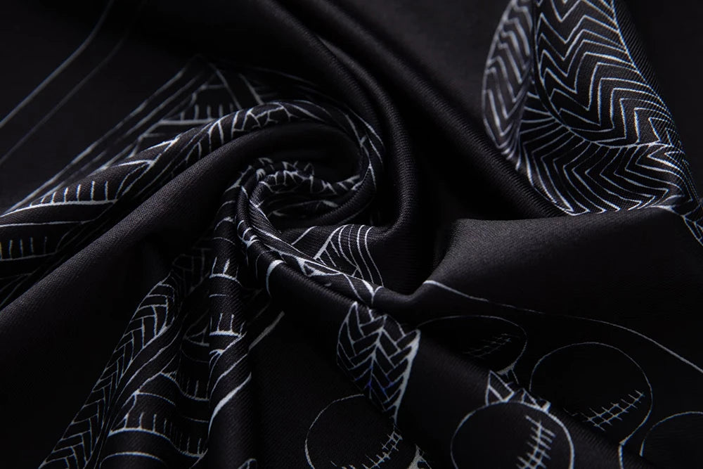 Women's Robes Sexy V Neck Batwing Sleeves Printed Loose Design Elegant Fashion Casul Long Dress Outerwear