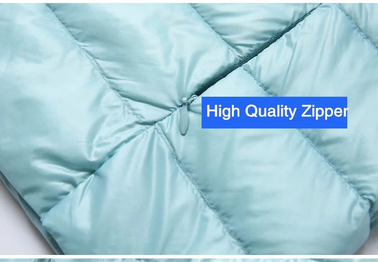 11 Colors Women Vest 2023 New Spring Female Windproof Lightweight Warm Waistcoat Sleeveless Puffer Coat White Duck Down Parka