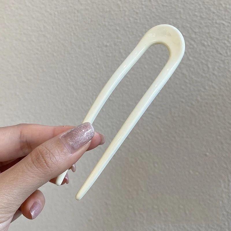 U - Shaped Hair Sticks Sleek Glossy Finish In Varied Chic Colors Touch of Style to Your Hair  Easy Elegant Updos or Casual Looks