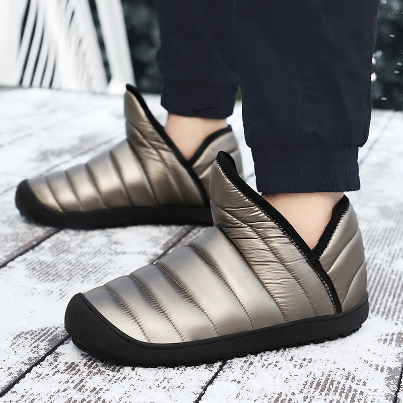 Winter Women Waterproof Snow Boots Lightweight Women Ankle Boots Sneakers Outdoor Sandproof Couple Warm Cotton Boot Botas Mujer