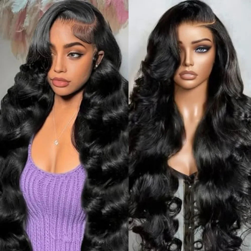 40 Inch Body Wave Human Hair Wigs 13X6 Hd Lace Frontal Wig 100% Human Hair 250 Density For Women Pre Plucked Brazilian Hair Wigs