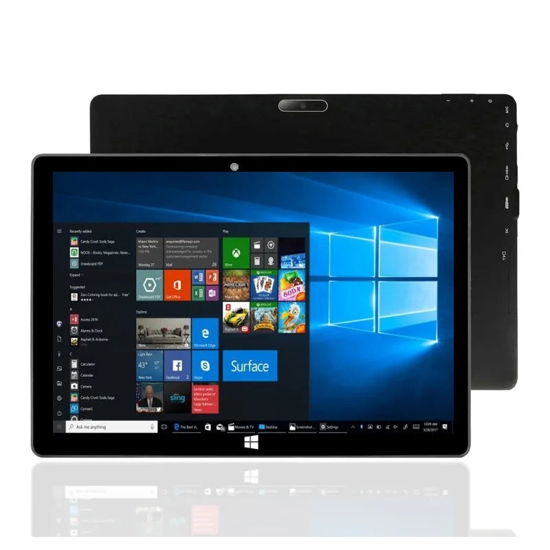 Big Sales 10.1 INCH 4GBRAM 32GB ROM Mltlow Windows 10 Tablet Dual Cameras 5000mAh Li-Poly Battery Quad Core WIFI