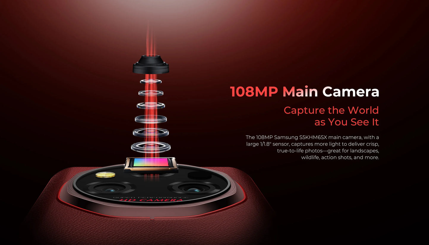 【World Premiere】OUKITEL WP210 Rugged Phone - MTK 8200, 36GB 512GB, 8800mAh 45W, 6.7", 108MP NFC Android15 Smartphone  WIFI/5G