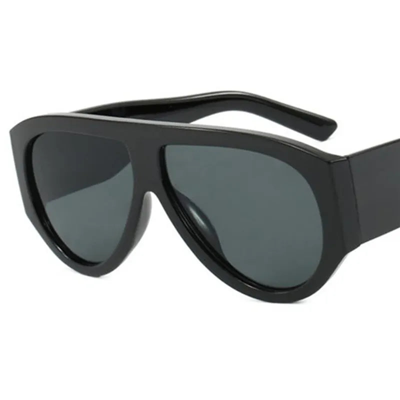 HOT Sun Glasses Unisex Anti-UV Spectacles Oversie Frame Eyeglasses Retro Ornamental Width Temples Sunglasses