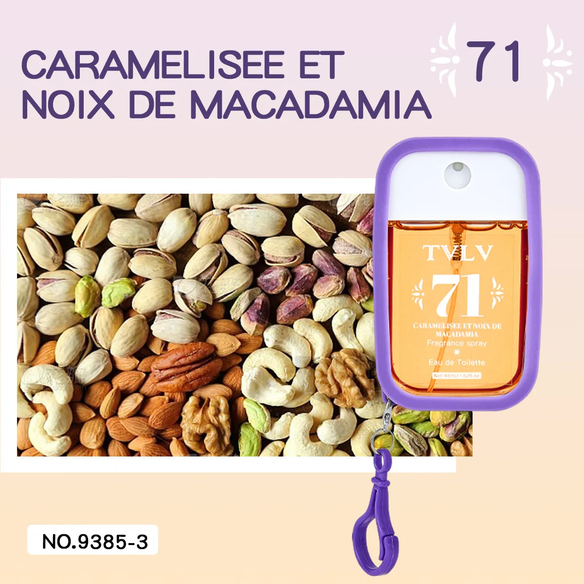 TVLV digital perfume silicone hook lasting fresh travel card fragrance eau de toilette spray