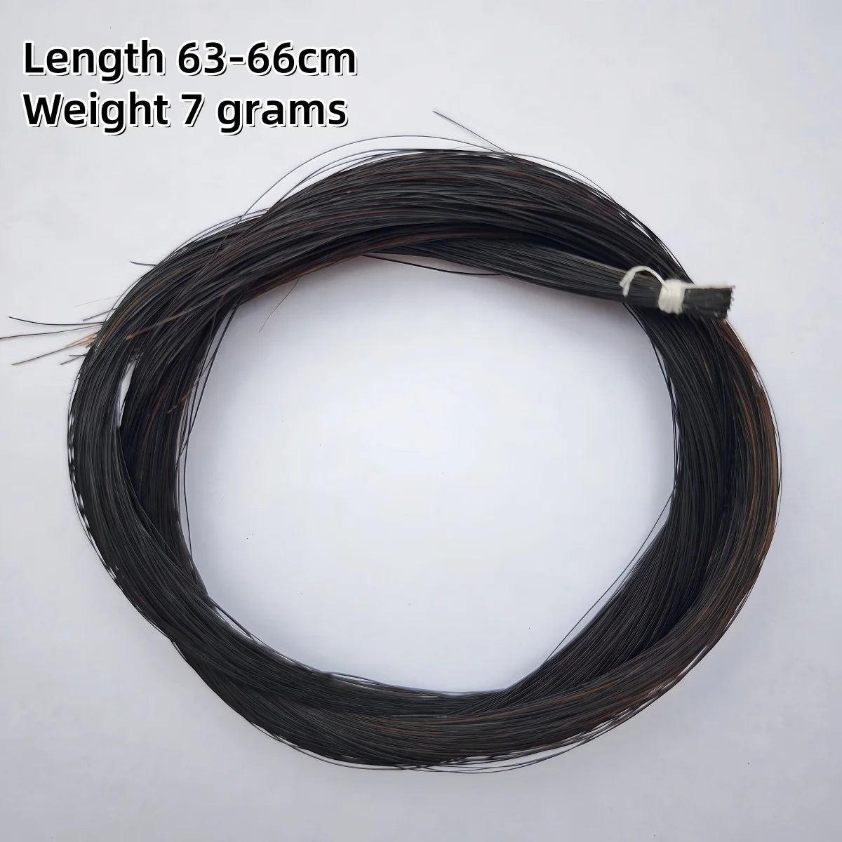 One bunch good horse hair 7 grams Mongolian ponytail black white brown yellow Green red blue violin bow horse tail hair