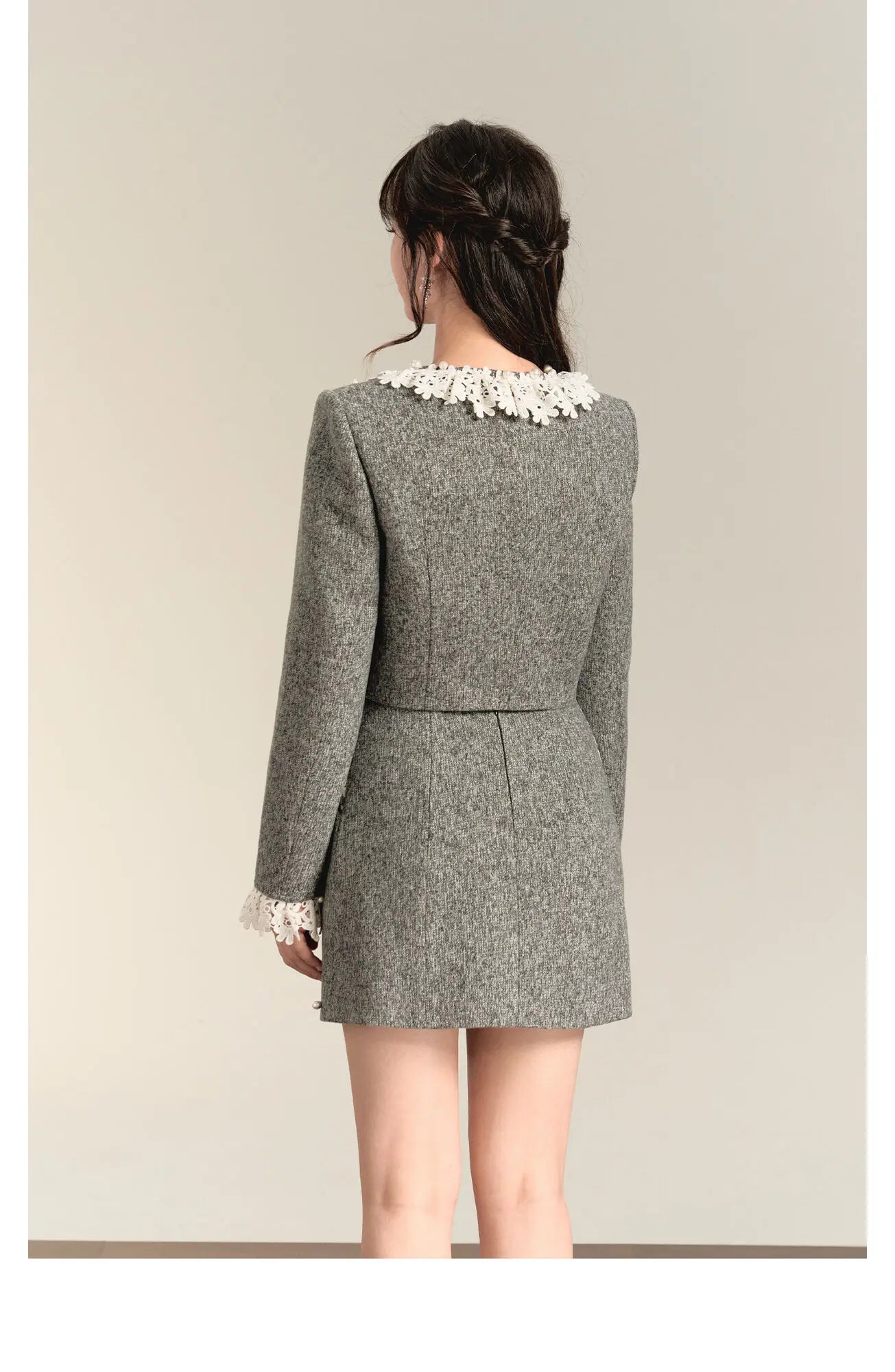 2024 new Winter clothes for women two piece set Jackets Coat + Skirt Female conjuntos para mujeres 2 piece sets women outfit