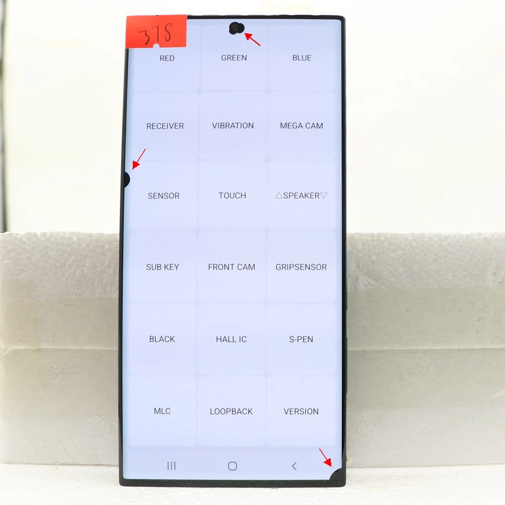 6.8'' Display For Samsung Galaxy S23 Ultra S918 SM-S918B S918U S918B/DS SUPER AMOLED LCD Touch Screen Digitizer with defects