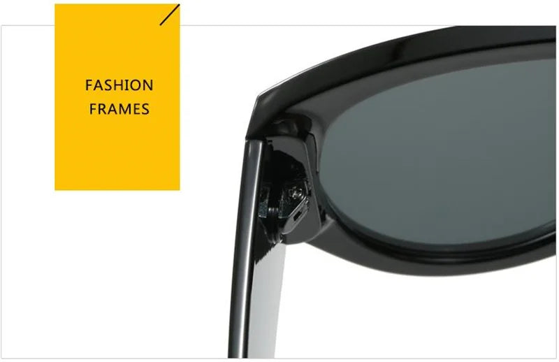 HOT Sun Glasses Unisex Anti-UV Spectacles Oversie Frame Eyeglasses Retro Ornamental Width Temples Sunglasses