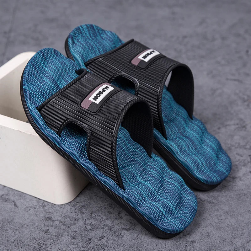 Summer Men Home Slippers Soft Indoor House Shoes Women Slides Sleepers Slipers Bathroom Room Bedroom For Guests Big Size 48 49