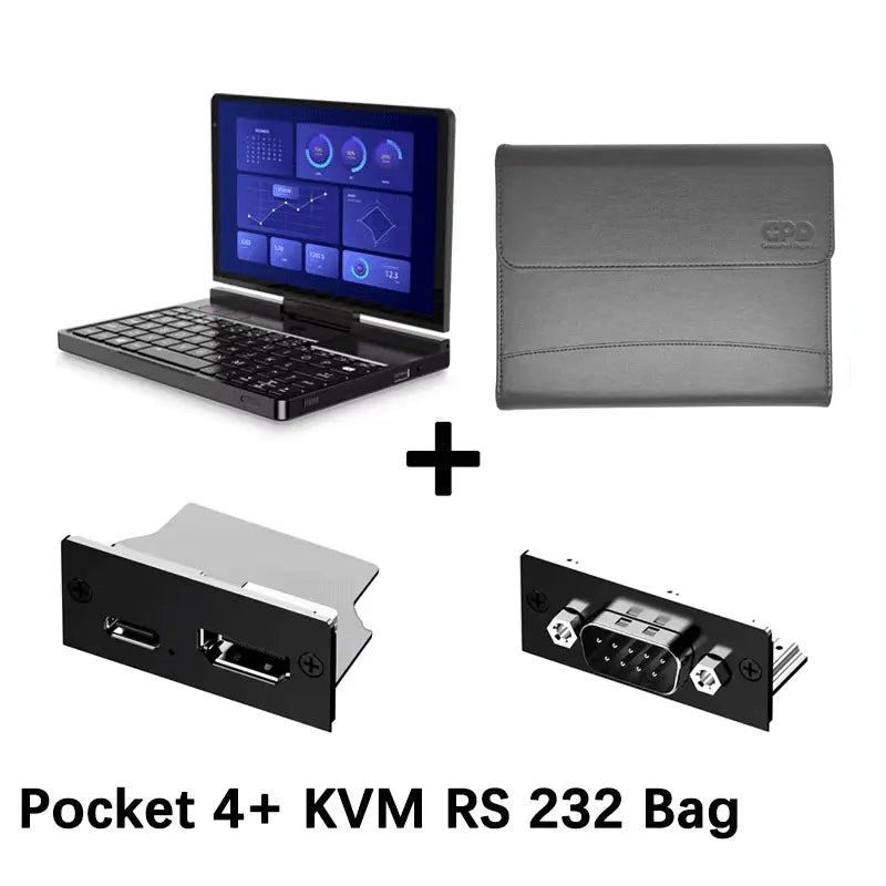 New 2025 version! GPD Pocket 4 8.8-inch AMD AI 9 HX 370 64GB RAM 2TB NVMe 2.5K resolution 144Hz refresh rate Gaming Mini Laptop