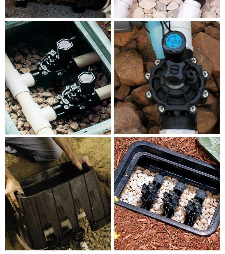 3/4''  2 Way Irrigation Solenoid Valve 220V 12V 24V DC Latching Solenoid Valve With Flow Regulation For Agricultural Irrigation