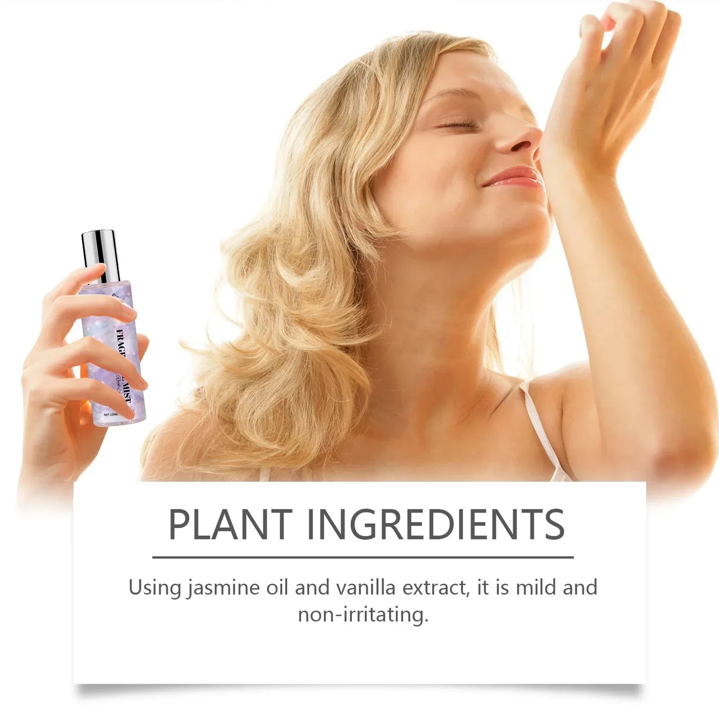 Jasmine Fragrance Perfume Spray Plant Floral Scent Keep Fresh Attract Men Feminine Charm Dating Flirting Women Pheromone Perfume