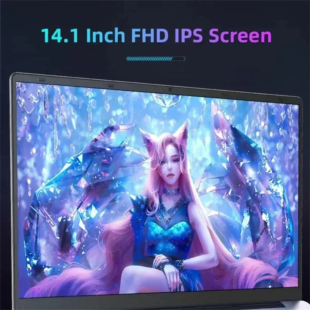 2025 14.1" Portable Windows 11 Pro Laptop Computer Intel Core i9 8950HK HD Screen 16GB RAM 1TB 2TB SSD Gaming laptops Pc Gamer