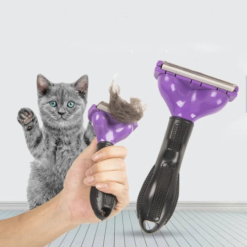 Dogs Cats Hair Shedding Massage Combs Cat Hair Remover Cleaning Grooming Cat Brush Pet Cat Hair Removal Combs Pet Grooming Brush