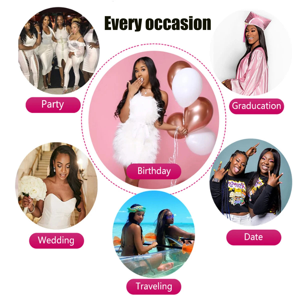 Ombre Brown Color Soft 26“Long Kinky Curly 180Density Lace Front Wig Synthetic For Women High Temperature Glueless Daily