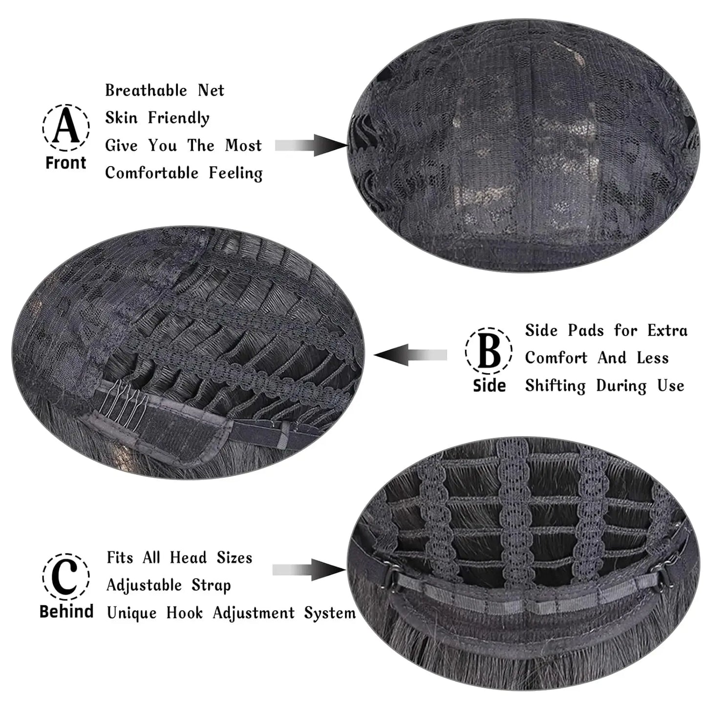 Synthetic 12 Inch Short Bob Black Wig With Bangs for Women Natural Looking Soft Hair Replacement Wigs Velma Kelly Halloween