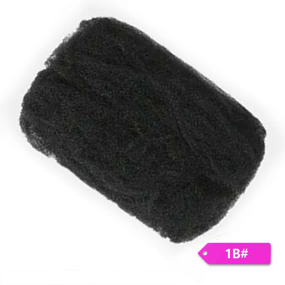 Afro Curly Bulk Human Hair Kinky Twist Crochet Braiding Hair 100% Human Hair Bundles Virgin Dreadlock Braids Hair Color 4# 30#