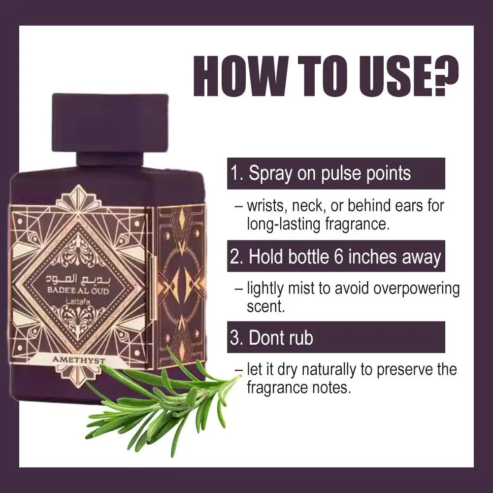 150ml BADE'E AL OUD Lata Fragrance Middle East Perfume 3pcs/Set Arab Long Lasting Fragrance Premium Perfume Dating Eua De Parfum