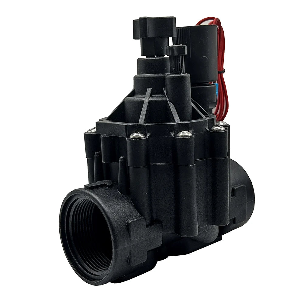 1-1/4"  1-1/2" Normally Closed Solenoid Valve With Flow Adjustment 220V 12V 24V For Farm Garden Landscape Irrigation