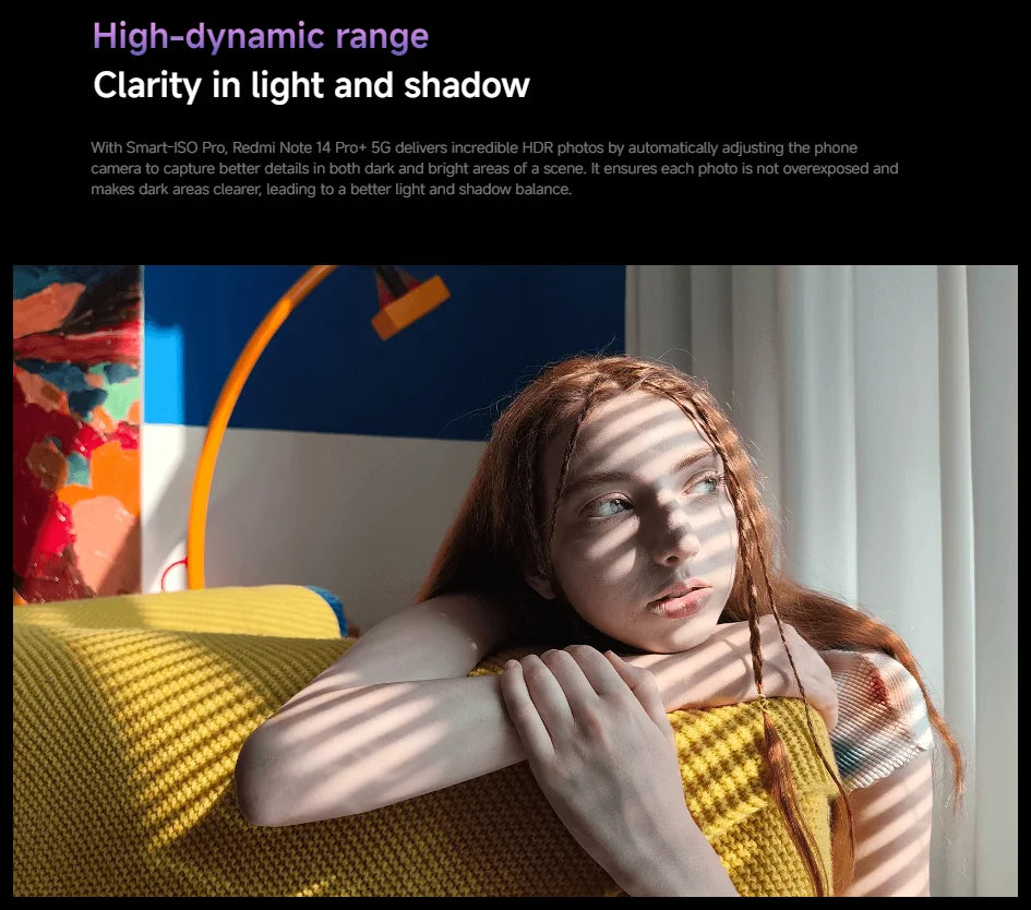 World Premiere Xiaomi Redmi Note 14 Pro+ Plus 5G Global Version Smartphone NFC Snapdragon 7s Gen 3 200MP AI Camera IP68 5110mAh