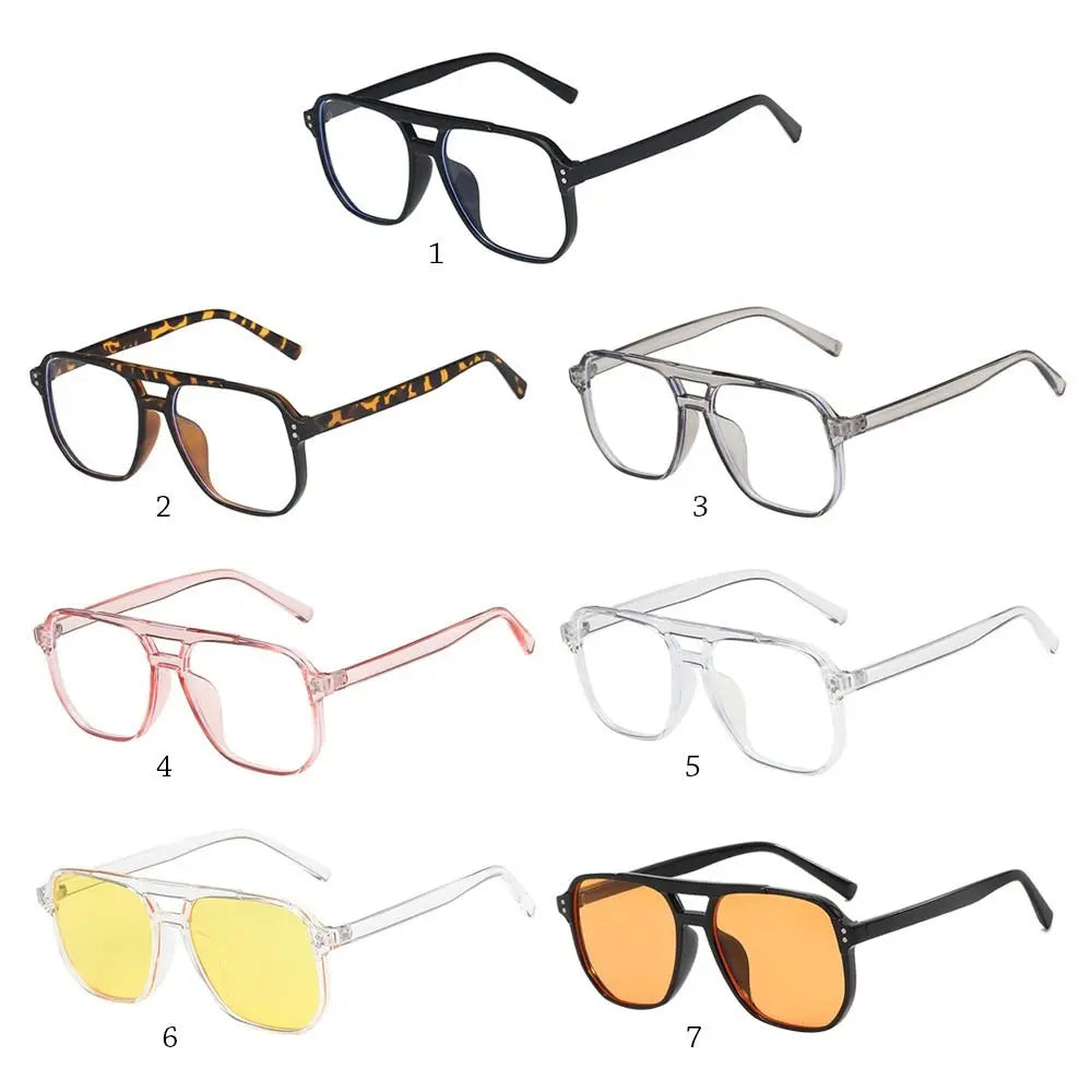 1PC Fashion Anti-blue Light Glasses Men Women Transparent Computer Glasses Retro Square Eyeglasses Optical Spectacle Glasses