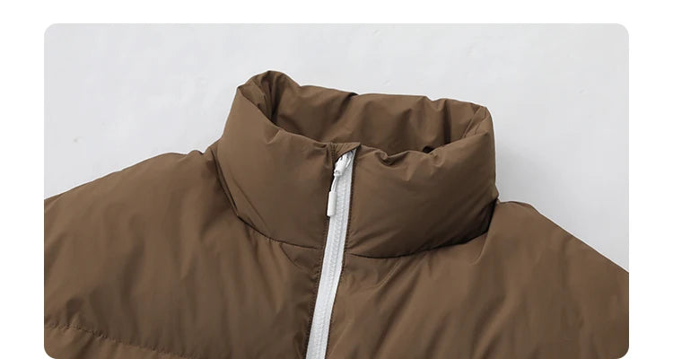 CHIC VEN Women Down Coats Solid 90 White Duck Down Stand Collar Female Down Jacket Warm Ladies Overcoat Autumn Winter 2024