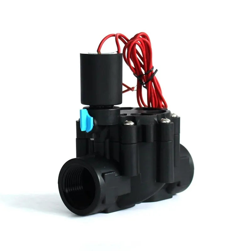 1/2" 3/4" 1" Normally Closed Water Irrigation Solenoid Valve 220V 12V 24V Nylon Valve For Farm Garden Landscape Irrigation