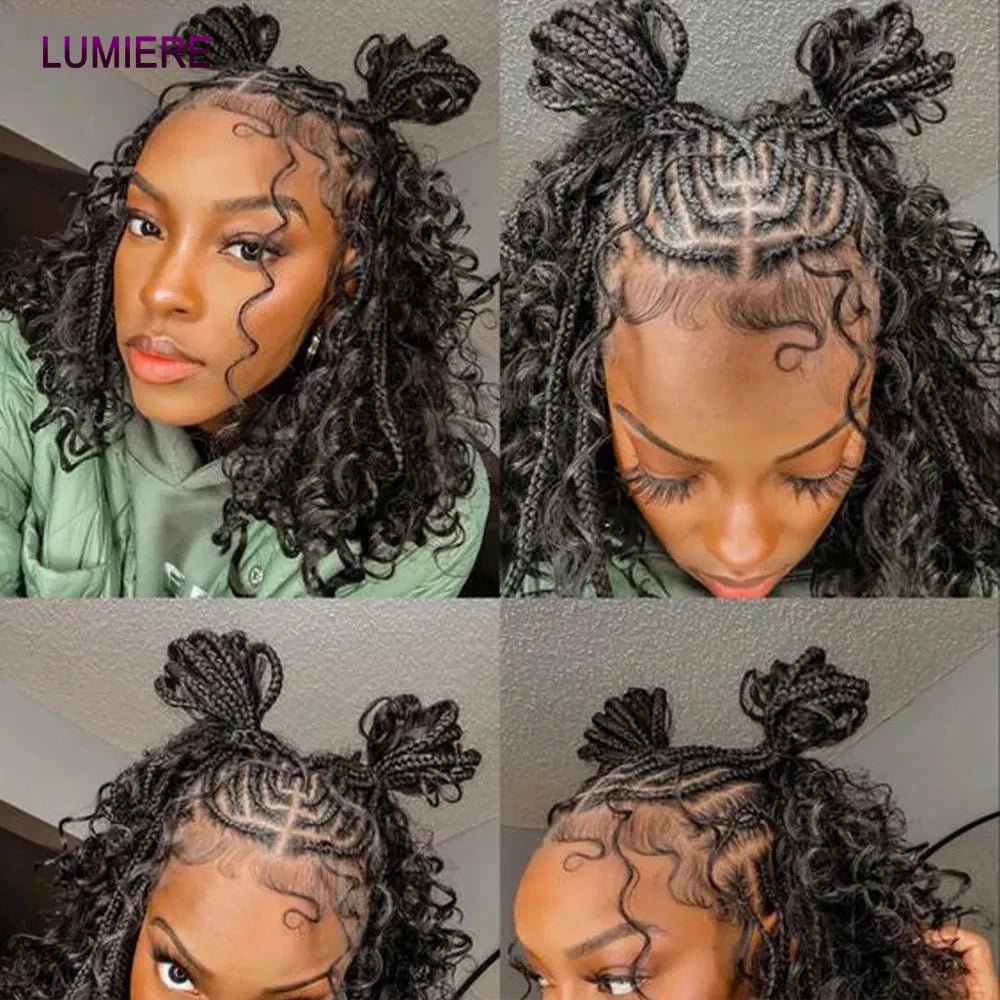 Deep Curly Wave Boho Braids Hair Bulk Braiding Hair Water 100% Human Hair Unprocessed Bulk Hair No Weft Bundle Hair For Braiding