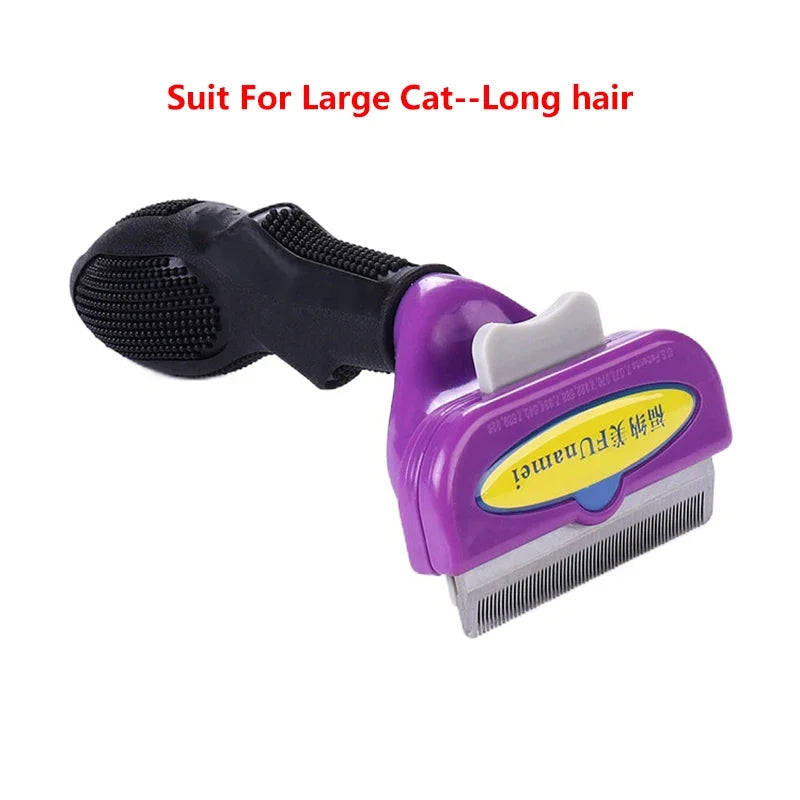 Dogs Cats Hair Shedding Massage Combs Cat Hair Remover Cleaning Grooming Cat Brush Pet Cat Hair Removal Combs Pet Grooming Brush