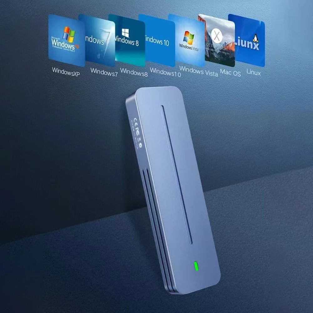 M2 SSD Case NVME SATA with Cover Protector M.2 to USB Type C 3.1 SSD Adapter for NVME PCIE NGFF SATA SSD Disk Box M.2 SSD Case