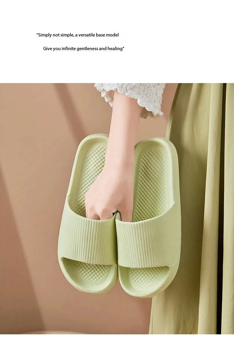 Soft Sole Massage Shower Shoes for Women Men Couples Waterproof Non-slip Home Leisure Fashion Bathroom Slippers