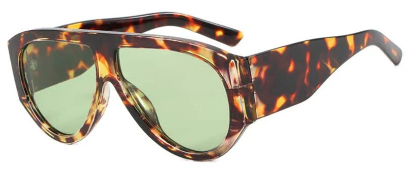 HOT Sun Glasses Unisex Anti-UV Spectacles Oversie Frame Eyeglasses Retro Ornamental Width Temples Sunglasses